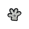 PH1019C - Sequin Small Mickey White Hand (Iron on)