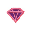 PS1641B - Neon Pink Purple Lines Diamond (Iron on)