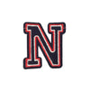 PC2924N - Black and Red Letter N (Iron On)