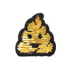 PC3367 - Reversible Double Sequin Poo (Iron On)