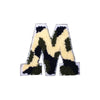 PC3261M - Fur Letter M (Sew On)