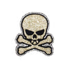 PC3185 - Studded Glitter Skull (Iron On)