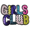 PC4122 - Girls Club Bubble Text (Iron On)