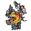 PC4123 - Roaring Tiger In Slim Plants (Iron On)