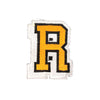 PC3846R - Jersey Alphabet Orange Letter R (Iron On)