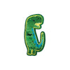 PC3851 - Sequin Green Tyrannosaurus Rex T-Rex Dinosaur (Iron On)