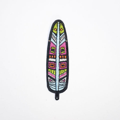 PC2119 - Feather Blue Line (Iron On)