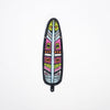 PC2119 - Feather Blue Line (Iron On)