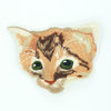PC2519 - Orange Cat Head M (Sew On)