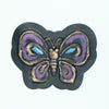 PC2578 - Purple Butterfly PVC leather M (Iron On)