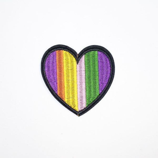 PC2102 - Colorful Heart (Iron On)