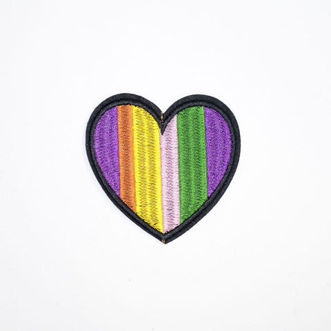 PC2102 - Colorful Heart (Iron On)