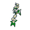 PC2726 - Green Purple Bird Flower (Iron On)