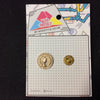MP0152 - Gold Coin Metal Pin Badge