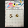 MP0229 - Gold Smokey Hot Drink Cup Metal Pin Badge