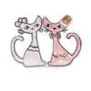 PC2427 - Sequin Pink Cat Friends (Sew On)