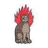 PC2820 - Eagypt Cat with Red Fire XL (Sew On)