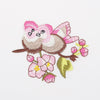 PC2455 - Pink birds Flower (Iron On)