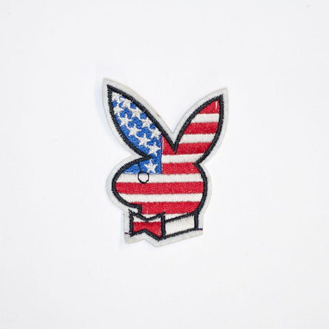 PC2073 - Play Boy Usa Flag (Iron On)
