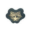 PC2598A - Golden Stone Star PVC Leather (Sew On)
