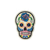 PC3490E - Pale Blue Sugar Skull (Iron On)