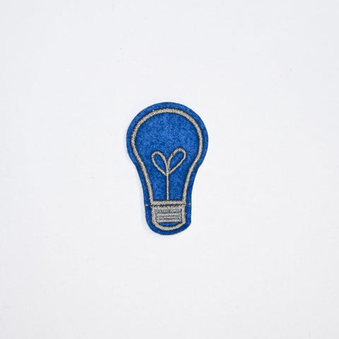 PC2067A - Blue Bulb (Iron On)