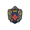 PC4170 - Blue Shield Gold Crown Emblem (Iron On)