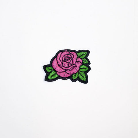 PC2177 - Pinky Rose Flower (Iron On)