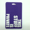 L00360 - This Stuff Purple Luggage Tag