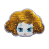 PT303 - Sequin Blonde Girl XL (Iron on)