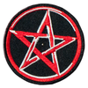 PH144 - Red Pentagram Star (Iron on)