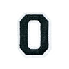 PH172 - Black Number 0 (Iron on)
