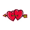 PH261 - Heart with Arrow (Iron on)