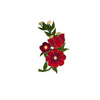 PS1694 - Golden Lines Red Flower (Iron on)