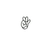 PT1161 - Three Finger (Iron on)