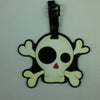 L00387 - Skull Heart Nose Luggage Tag