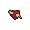 PT1142 - Heart Bolt (Iron on)