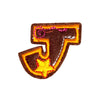 PH1038J - J letter (Iron on)