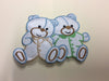 PT415 - White Bear friends (Iron on)