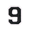 PH181 - Black Number 9 (Iron on)
