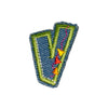 PH1036V - V Denim letter (Iron on)