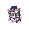 PT1419 - Fancy Tiger (Iron on)