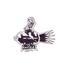 PS1914 - Black Spray Girl Graffiti (Iron on)