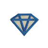 PS1641 - Dark Blue Lines Diamond (Iron on)