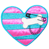 PH28 - Bone Heart (Iron on)