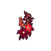 PT1829 - Claret Red Flower (Iron on)