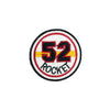 PT1107 52 Rocket badge (Iron on)