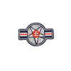 PT1302 - Silver Star Stone Badge (Iron on)