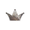 PT466 - Sequin Silver Crown (Iron on)