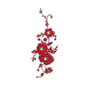 PS1539 - Stone Red Flower XL (Iron on)